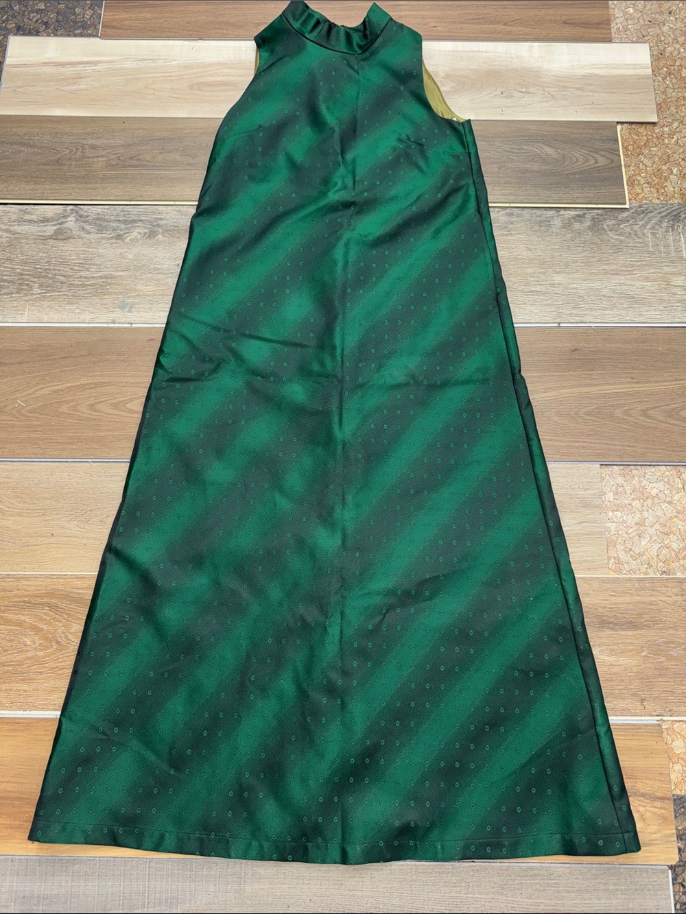 Buru Maxi Mod Dress Emerald Jacquard Dress size Small